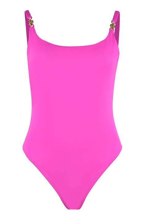 Versace Medusa Biggie One Piece Swimming Costume Fuchsia